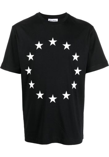 Etudes T-shirt Wonder con stampa - Nero