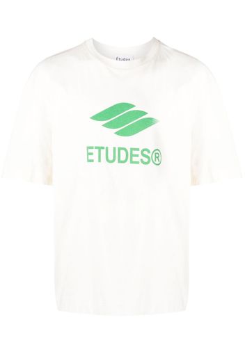 Etudes T-shirt con stampa - Toni neutri