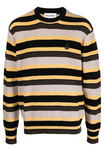 Etudes Boris striped knitted jumper - Toni neutri