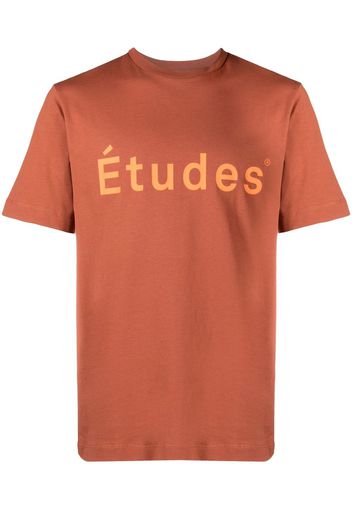 Etudes T-shirt con stampa - Marrone