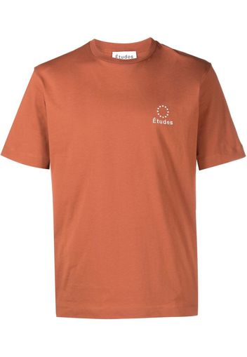 Etudes T-shirt con stampa - Marrone