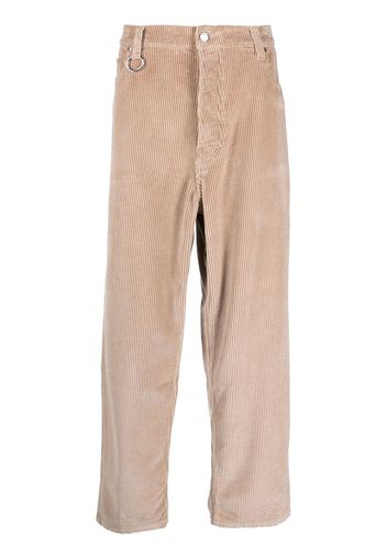 Etudes corduroy straight-leg cut trousers - Toni neutri