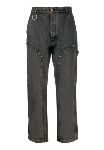 Etudes straight-leg organic cotton jeans - Marrone