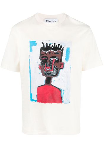 Etudes x Jean-Michel Basquiat crew-neck T-shirt - Toni neutri