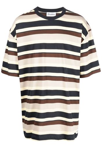 Etudes short sleeve striped T-shirt - Toni neutri