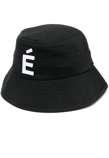 Etudes logo-patch bucket hat - Nero