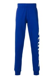 Etudes logo print track trousers - Blu