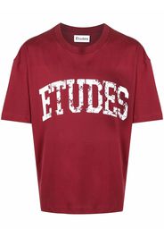 Etudes logo-print short-sleeved T-shirt - Rosso