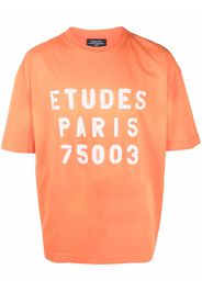 Etudes T-shirt Spirit Stencil - Arancione