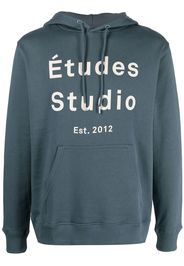 Etudes Felpa con stampa Studio - Blu