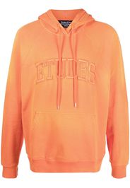 Etudes Racing logo-embroidered hoodie - Arancione