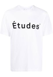 Etudes T-shirt Wonder con stampa - Bianco