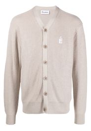 Etudes Boris logo-patch cardigan - Toni neutri