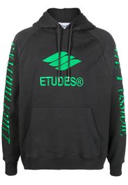 Etudes Racing Eco logo-embroidered hoodie - Nero