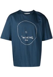 Etudes T-shirt con stampa grafica - Blu