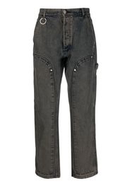 Etudes straight-leg organic cotton jeans - Marrone