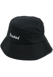 Etudes logo-embroidered bucket hat - Nero