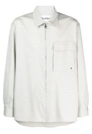 Etudes zip-up long-sleeve shirt - Grigio