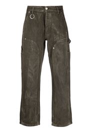 Etudes Youth canvas dyed trousers - Verde