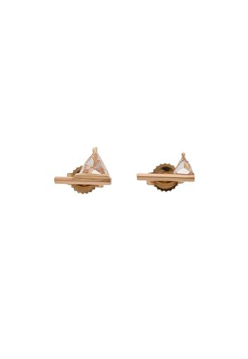 Eva Fehren asymmetric triangle earrings - Toni neutri