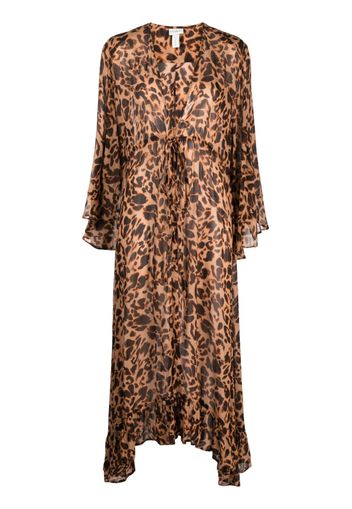 Evarae Arna Kaftan dress - Marrone