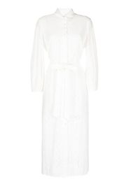 Evi Grintela embroidered-design cotton midi dress - Bianco