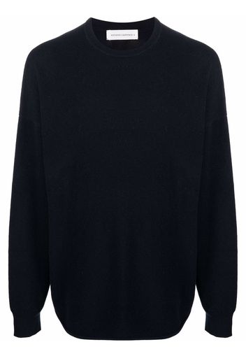 extreme cashmere long-sleeve cashmere jumper - Blu