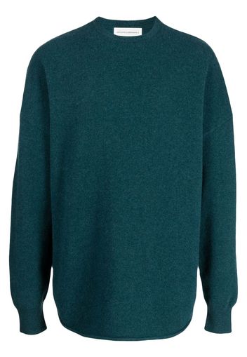 extreme cashmere cashmere-blend crew-neck jumper - Verde