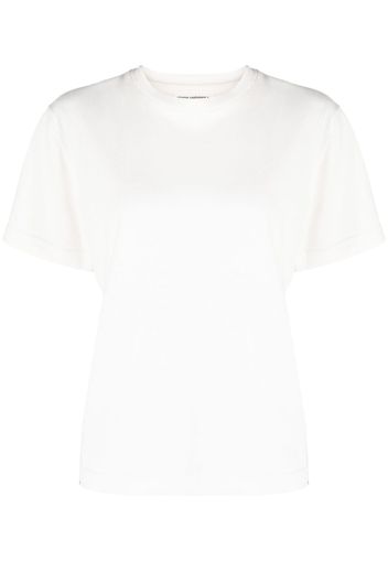 extreme cashmere short-sleeve cotton-blend T-shirt - Bianco