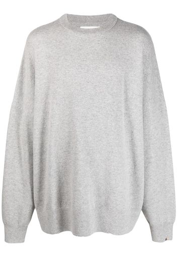 extreme cashmere crew-neck cashmere-blend jumper - Grigio