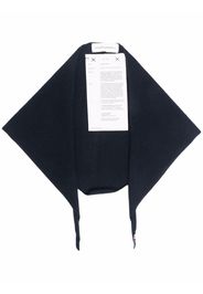 extreme cashmere navy bandana scarf - Blu