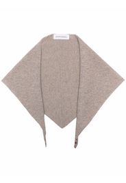 extreme cashmere knitted snood scarf - Toni neutri