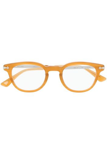 Eyevan7285 Occhiali squadrati trasparenti Webb - Giallo