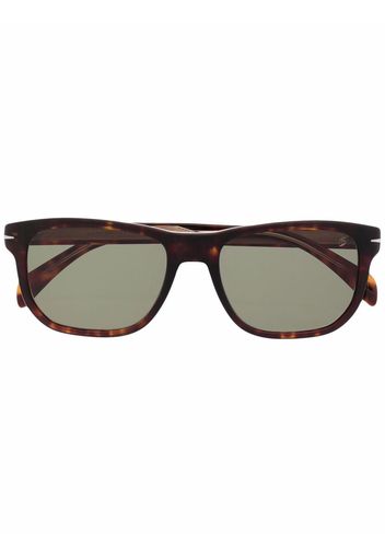 Eyewear by David Beckham Occhiali da sole squadrati - Marrone