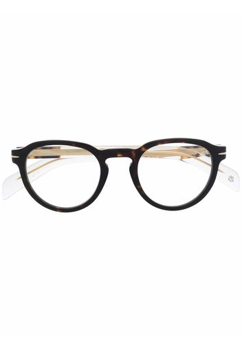 Eyewear by David Beckham round-frame glasses - Nero