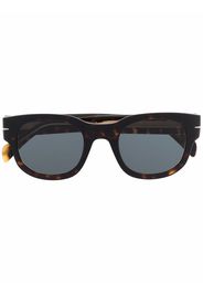 Eyewear by David Beckham tortoiseshell cat-eye tinted sunglasses - Nero