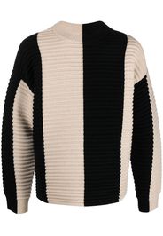 Eytys Horace striped two-tone jumper - Toni neutri