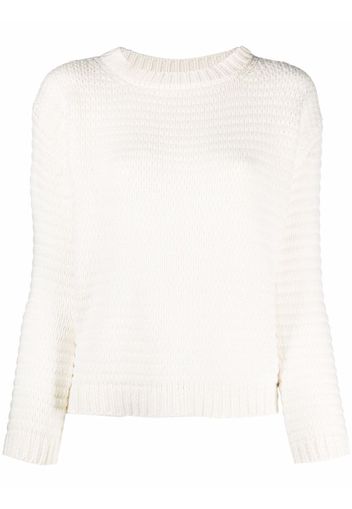Fabiana Filippi textured cashmere jumper - Bianco
