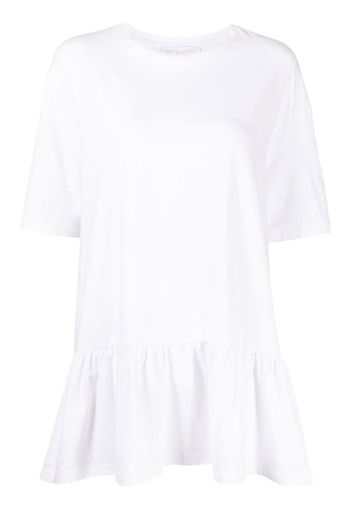 Fabiana Filippi T-shirt con peplum - Bianco