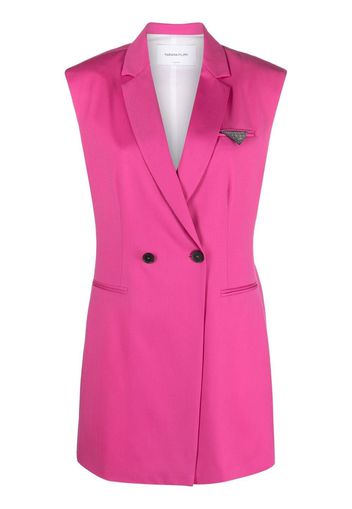 Fabiana Filippi Blazer smanicato - Rosa