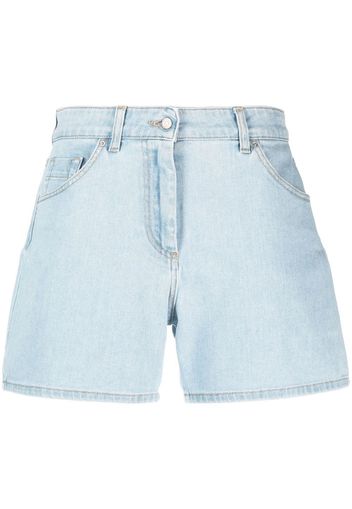 Fabiana Filippi Shorts denim a vita alta - Blu