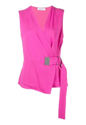 Fabiana Filippi asymmetric-hem vest - Rosa