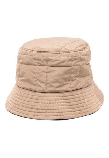 Fabiana Filippi quilted bucket hat - Marrone