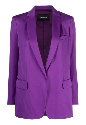 Fabiana Filippi Blazer monopetto - Viola