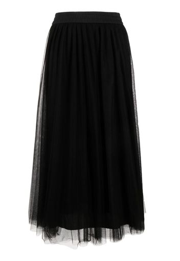 Fabiana Filippi layered tulle skirt - Nero