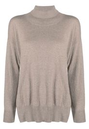 Fabiana Filippi ribbed roll neck jumper - Toni neutri