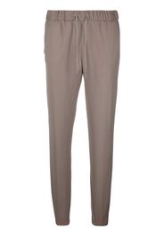 Fabiana Filippi drawstring straight-leg trousers - Marrone