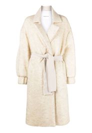 Fabiana Filippi belted down-filled trench coat - Toni neutri