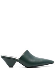 Fabiana Filippi 50mm slip-on leather mules - Verde