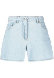 Fabiana Filippi Shorts denim a vita alta - Blu